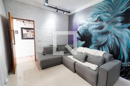 Sala  de casa à venda com 2 quartos, 125m² em Jardim Cambui, Santo André