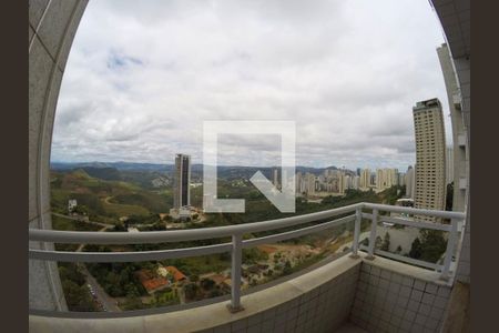 Vista da Varanda da sala de apartamento à venda com 2 quartos, 98m² em Vila da Serra, Nova Lima