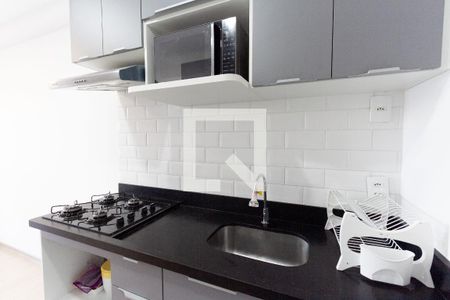 Cozinha de apartamento para alugar com 1 quarto, 30m² em Parque Industrial Tomas Edson, São Paulo