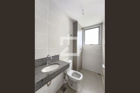 Banheiro da Suíte de apartamento à venda com 2 quartos, 66m² em Alto Barroca, Belo Horizonte