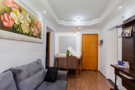 Sala de apartamento à venda com 2 quartos, 53m² em Campestre, Santo André