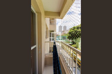 Varanda da Sala de apartamento à venda com 2 quartos, 53m² em Campestre, Santo André