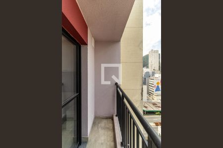 Varanda de kitnet/studio para alugar com 1 quarto, 26m² em Vila Buarque, São Paulo