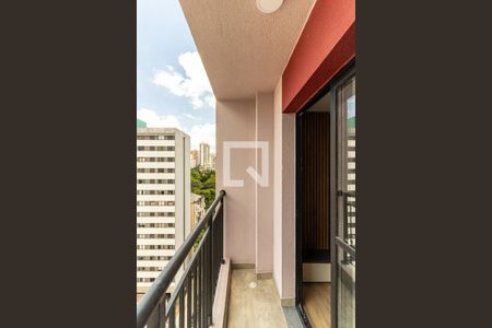 Varanda de kitnet/studio para alugar com 1 quarto, 26m² em Vila Buarque, São Paulo