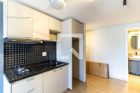 Cozinha de kitnet/studio para alugar com 1 quarto, 26m² em Vila Buarque, São Paulo