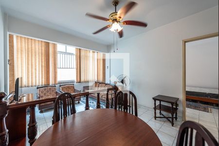 Sala de apartamento para alugar com 1 quarto, 65m² em Pompéia, Santos