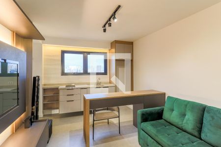 Sala de apartamento para alugar com 1 quarto, 42m² em Vila Cordeiro, São Paulo