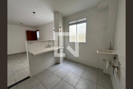 Cozinha e Área de Serviço de apartamento para alugar com 2 quartos, 49m² em Parque Santa Rosa, Suzano