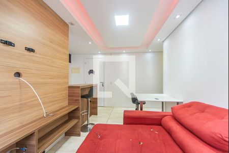 Sala de apartamento à venda com 2 quartos, 52m² em Parque São Vicente, Santo André