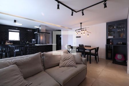 sala de apartamento à venda com 2 quartos, 115m² em Campestre, Santo André