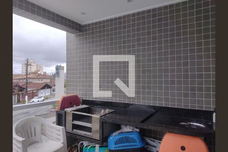 Varanda gourmet-Churrasqueira de apartamento para alugar com 2 quartos, 57m² em Mirim, Praia Grande