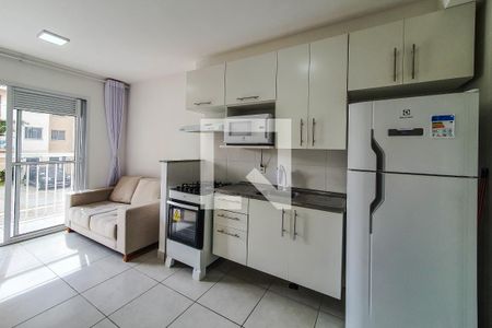 sala cozinha de apartamento para alugar com 2 quartos, 35m² em Cambuci, São Paulo