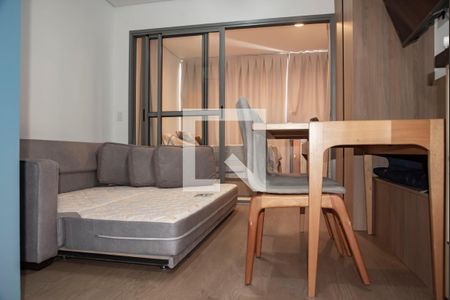 Sala de apartamento para alugar com 1 quarto, 32m² em Mirandópolis, São Paulo