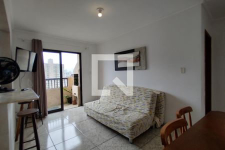 Sala de apartamento para alugar com 1 quarto, 50m² em Aviação, Praia Grande