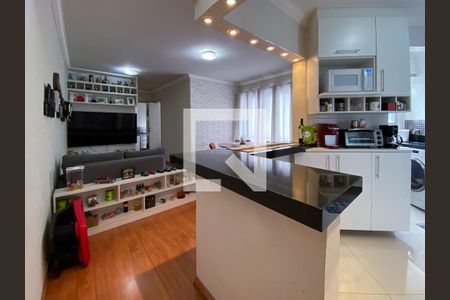 Sala de apartamento à venda com 2 quartos, 58m² em Vila Indiana, São Paulo