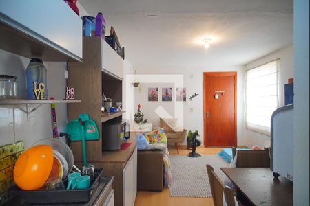 Sala/Cozinha de apartamento para alugar com 2 quartos, 46m² em Duque de Caxias, São Leopoldo