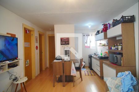 Sala/Cozinha de apartamento para alugar com 2 quartos, 46m² em Duque de Caxias, São Leopoldo