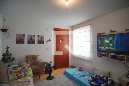 Sala/Cozinha de apartamento à venda com 2 quartos, 46m² em Duque de Caxias, São Leopoldo