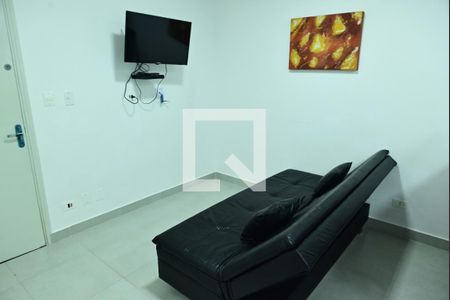 Sala de kitnet/studio para alugar com 1 quarto, 30m² em Caiçara, Praia Grande