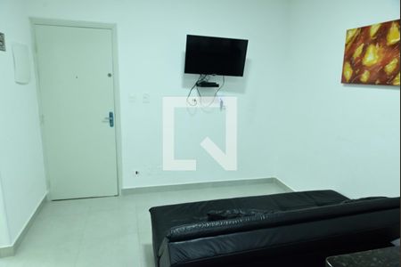 Sala de kitnet/studio para alugar com 1 quarto, 30m² em Caiçara, Praia Grande