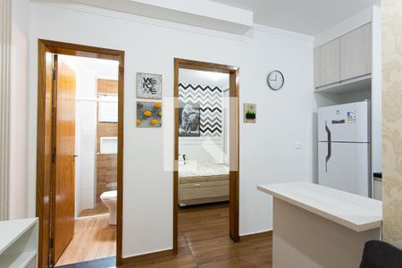 Sala de apartamento à venda com 1 quarto, 28m² em Vila Antonina, São Paulo