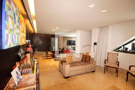 Sala  de apartamento à venda com 5 quartos, 360m² em Santo Agostinho, Belo Horizonte