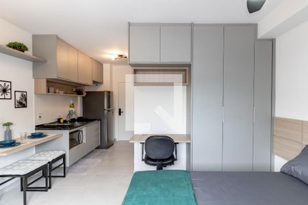 Studio de kitnet/studio para alugar com 1 quarto, 25m² em Vila Olímpia, São Paulo