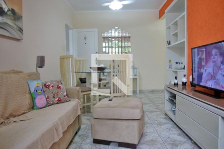 Sala de Estar e Jantar de apartamento para alugar com 1 quarto, 64m² em Boqueirão, Santos
