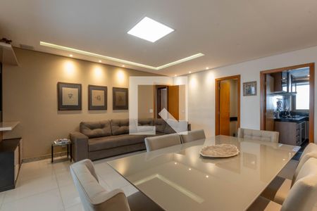 Sala de apartamento à venda com 3 quartos, 111m² em Buritis, Belo Horizonte