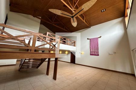 Sala de casa de condomínio para alugar com 6 quartos, 615m² em Distrito de Bonfim Paulista, Ribeirão Preto