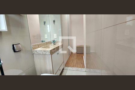 Banheiro Quarto 1 suíte de casa à venda com 3 quartos, 131m² em Parque Capuava, Santo André