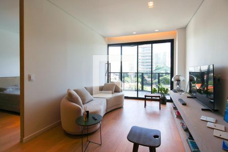 Sala de apartamento à venda com 1 quarto, 57m² em Vila Olímpia, São Paulo