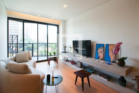 Sala de apartamento à venda com 1 quarto, 57m² em Vila Olímpia, São Paulo