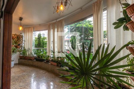 Varanda da Sala de apartamento à venda com 4 quartos, 244m² em Santo Agostinho, Belo Horizonte