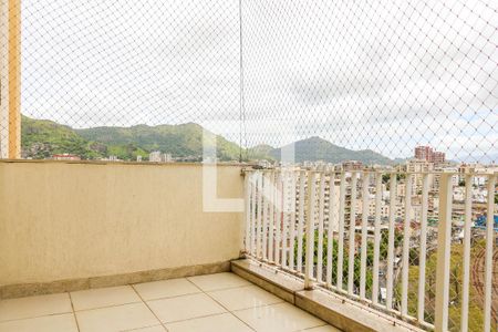Varanda da Sala de apartamento para alugar com 3 quartos, 120m² em Lins de Vasconcelos, Rio de Janeiro
