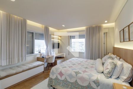 Quarto 1 - Suíte de apartamento à venda com 4 quartos, 180m² em Higienópolis, São Paulo