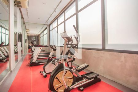 Studio para alugar com 36m², 1 quarto e 1 vaga Studio para alugar com 36m², 1 quarto e 1 vagaÁrea comum - Academia