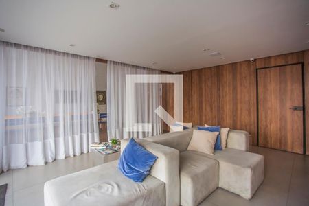 Studio para alugar com 36m², 1 quarto e 1 vaga Studio para alugar com 36m², 1 quarto e 1 vagaHall social