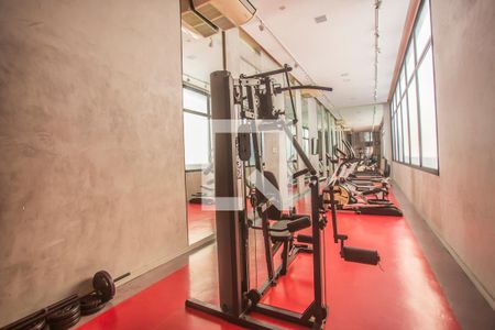 Studio para alugar com 36m², 1 quarto e 1 vaga Studio para alugar com 36m², 1 quarto e 1 vagaÁrea comum - Academia