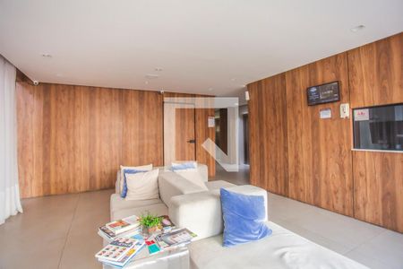 Studio para alugar com 36m², 1 quarto e 1 vaga Studio para alugar com 36m², 1 quarto e 1 vagaHall social