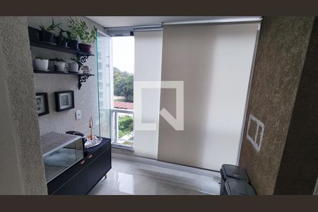 Sacada Sala de apartamento à venda com 2 quartos, 70m² em Jardim Tereza Cristina, Jundiaí