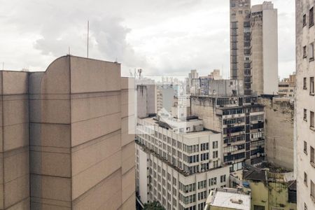 Vista do Studio de kitnet/studio para alugar com 1 quarto, 33m² em República, São Paulo