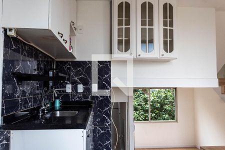 Cozinha de apartamento para alugar com 1 quarto, 45m² em Vila Tramontano, São Paulo