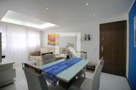 Sala de apartamento à venda com 3 quartos, 104m² em Sagrada Família, Belo Horizonte