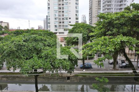 vista da Varanda da Sala de Estar e Jantar de apartamento para alugar com 3 quartos, 275m² em Gonzaga, Santos