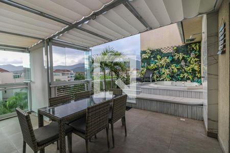 Varanda Gourmet e Terraço de apartamento à venda com 3 quartos, 141m² em Recreio dos Bandeirantes, Rio de Janeiro