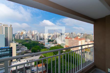 Varanda de kitnet/studio para alugar com 1 quarto, 27m² em Liberdade, São Paulo