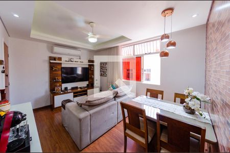 Sala de apartamento à venda com 3 quartos, 62m² em Cinquentenario, Belo Horizonte