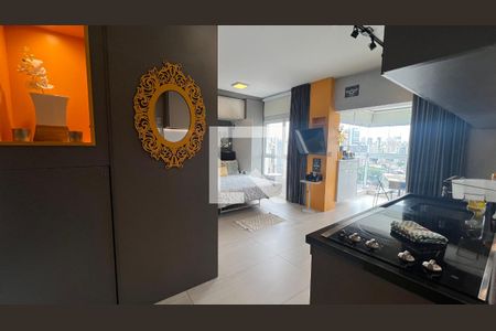 Entrada  de kitnet/studio para alugar com 1 quarto, 37m² em Pinheiros, São Paulo