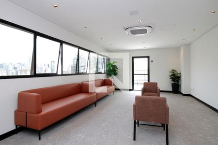 Studio para alugar com 22m², 1 quarto e sem vaga Studio para alugar com 22m², 1 quarto e sem vagaÁrea comum - Salão de festas